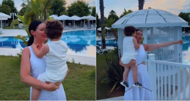 Me të birin në krahë, Greta Koçi ndan videon e ëmbël nga Turqia, na prezanton me “botën e saj”